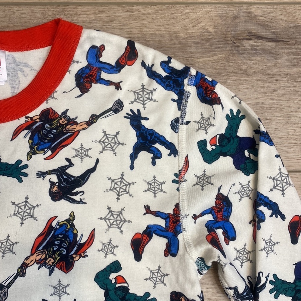 Hanna Andersson |‎ Marvel Avengers | Christmas Pajama Top - Picture 3 of 13